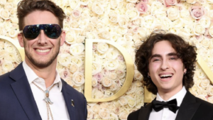 Timothée Chalamet and Glen Powell Lookalikes Steal the Spotlight at the 2025 Golden Globes